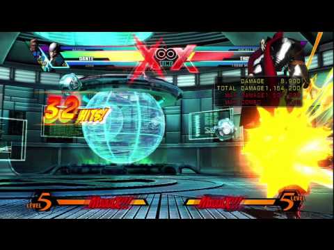 Ultimate Marvel vs. Capcom 3 -- Dante X-Factor Combo -- 1.5 mill, no meter, no assists
