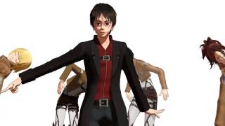 進撃の巨人 Crazy∞nighT MMD