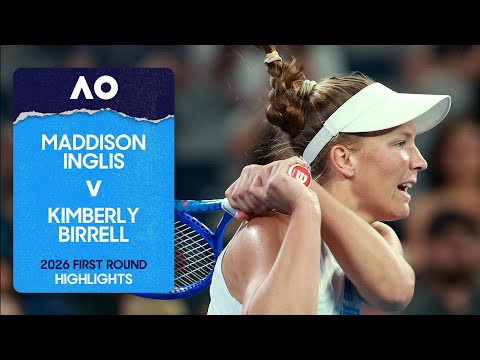 Maddison Inglis v Kimberly Birrell Highlights | Australian Open 2026 First Round