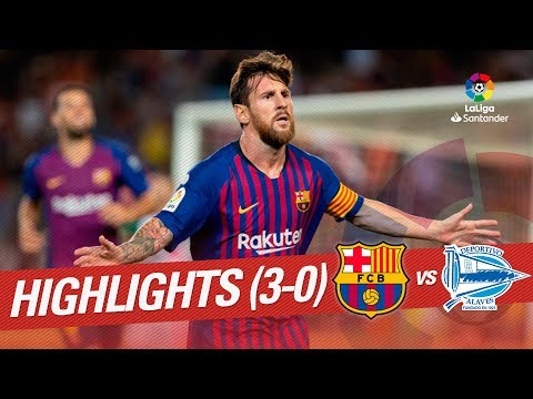 Highlights FC Barcelona vs Deportivo Alaves