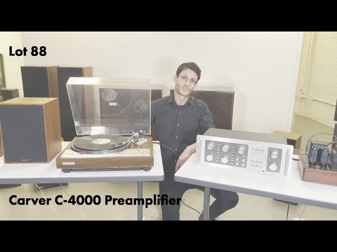 Lot 88 - Carver C-4000 Preamplifier