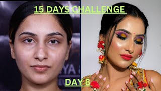 Day 8 | 15 days Makeup challenge | Online class |  @pkmakeupstudio