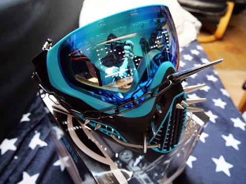 how to install a LED Matrix into a Paintball Mask - non musically Tutorial