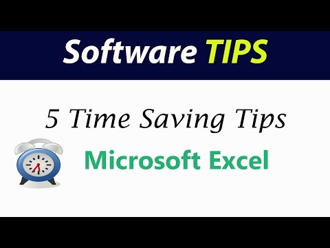 5 Time saving tips for Excel