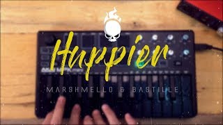 marshmello ft. bastille - happier | cover