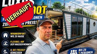 Luxus Hausboot & Wasserwohnung 13,7m x 4m #roomtour #boot #boat #boating #camping #outdoor
