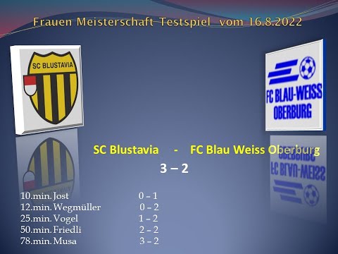 Frauen Test SC Blustavia - FC Blau Weiss Oberburg