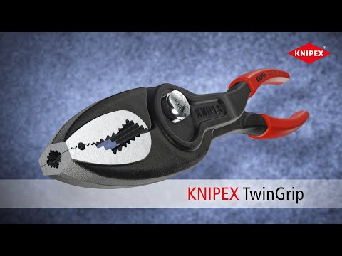 Flexible. Grip. Strong. Introducing: KNIPEX TwinGrip (82 01 20...