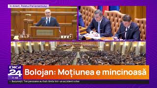 Moțiunea de cenzură. Replica lui Bolojan pentru PSD-AUR: „Nu ne vindem companiile, le mulgem noi”