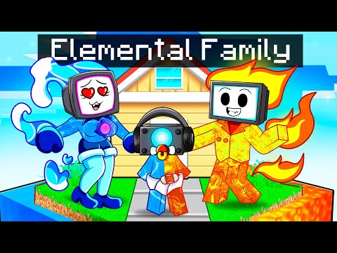 ULTIMATE PIXEL PALS: ELEMENTAL TV FAMILY in MINECRAFT