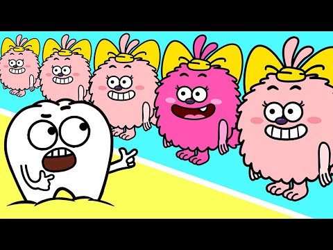 Hacky Baby CopyCat - Brush Your Teeth - Healthy Habits - Nursery Rhymes - Cartoons for Kids
