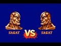 Street Fighter II Turbo Hyper Fighting Sagat Vs Sagat Hardest Setting