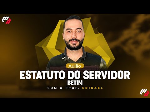 BETIM/MG: AULÃO ESTATUTO DO SERVIDOR