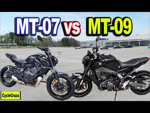 Yamaha MT-07 vs MT-09 Akrapovic Full Exhaust