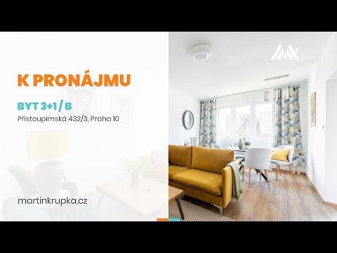 K PRONÁJMU - BYT 3+1, Praha 10, Malešice, Přistoupimská 3