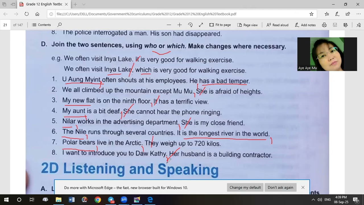 Grade -12/Unit -2/ 2C-Grammar- D/Relative clause/pronouns 