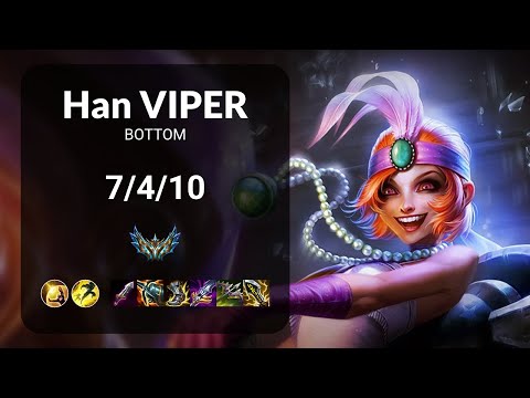 Han Viper Jinx vs Jhin BOTTOM - KR  Patch 14.18
