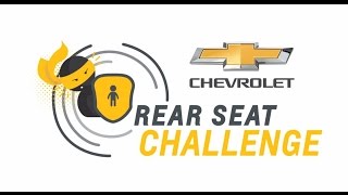 Use the Rear Seat to #ProtectYourPrecious and #DriveWithCare - Chevrolet Safety Ninjas