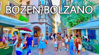 Bolzano Italy South Tyrol - A Walking Tour during  Bozen City Festival HD 🇮🇹