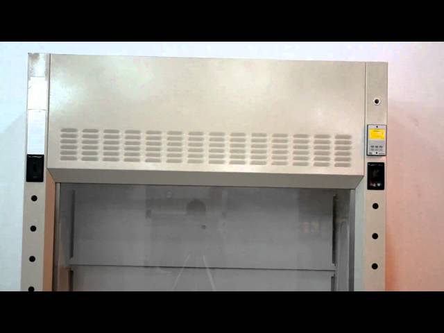 5′ New Mott Fume Hood with Used Flammable Base Cabinets