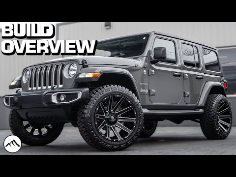BUILD OVERVIEW: Lifted Jeep Wrangler | Rough Country Lift Kit | 22x12 Fuel Contra Wheel