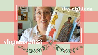 VLOGMAS 2023 | Day 18: Christmas Shopping & Starting my Christmas Dress!