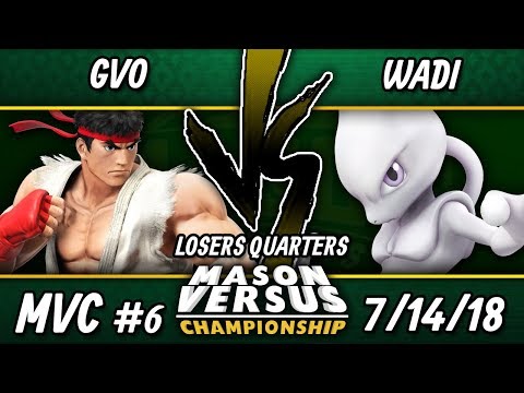 MVC Smash 4 - GVO (Ryu) Vs. WaDi (Mewtwo) - WiiU Losers Quarters
