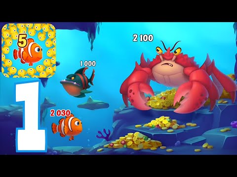 Fishdom | Tutorial - LEVEL 1,2,3,4,5,6,7,8,9,10 - Gameplay Walkthrough Part 1 ( ANDROID / iOS )
