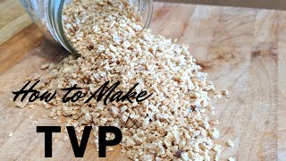 How to Make TVP (Textured Vegetable Protein) | The Discount Vegan
