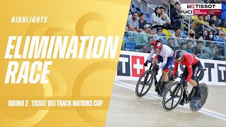 Велоспорт Elimination Race Highlights — Hong Kong | 2024 Tissot UCI Track Nations Cup