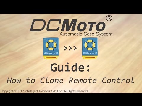 How to Copy Remote Control (DCMoto)