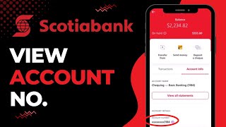 How to View Scotia Bank Account Number | 2023