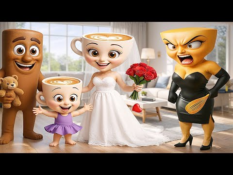 Tung Tung Sahur sad love Story Ballerina Cappuccina & Son in Granny House | funny horror animation
