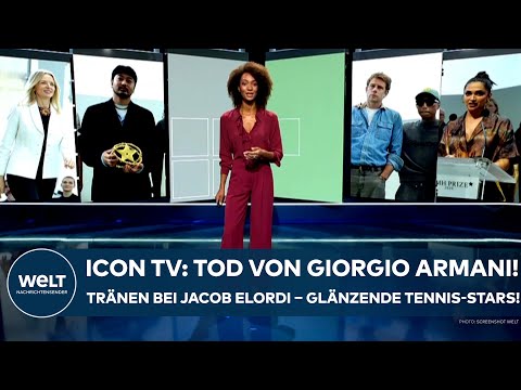 ICON TV: Tod von Giorgio Armani – Tränen bei Jacob Elordi – Glänzende Tennis-Stars