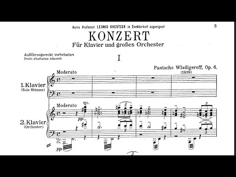 Pancho Vladigerov - Piano Concerto No. 1 Op. 6 [Moussev]