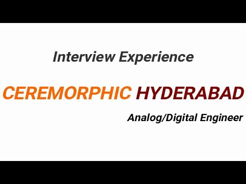 #vlsi #electronics #ceremorphic  Ceremorphic Interview Questions || VLSI || Analog/Digital Design