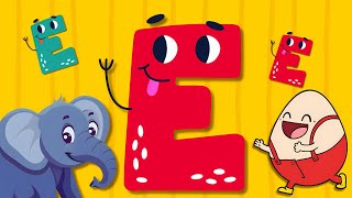The Letter E Song | Learn the Alphabet | Kids Song