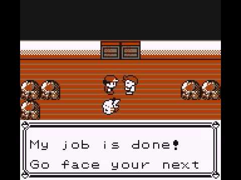 Pokemon Yellow *Boss Run* Four Heavenly Kings - Bruno and Agatha