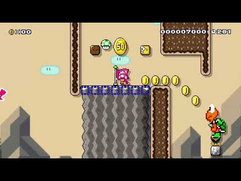 Bob-omb & Friends Desert Pass by deathshot1 [Super Mario Maker 2]