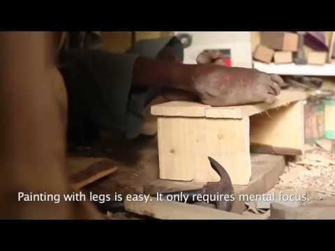 This Man Makes Stools in a Very Unusual Way...