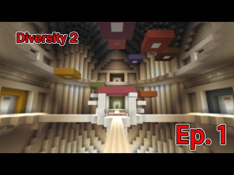 Minecraft, But You Must Complete the Monument (Diversity 2 Ep.1)