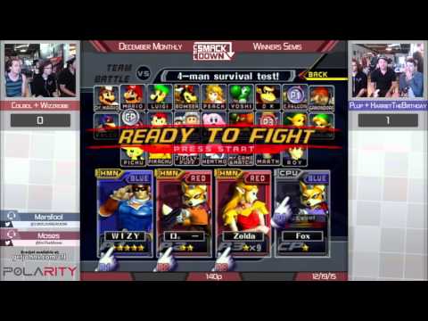 December Monthly - SS | Colbol + COG | Wizzrobe (Blue) vs PG | Plup + Harriet (Red)