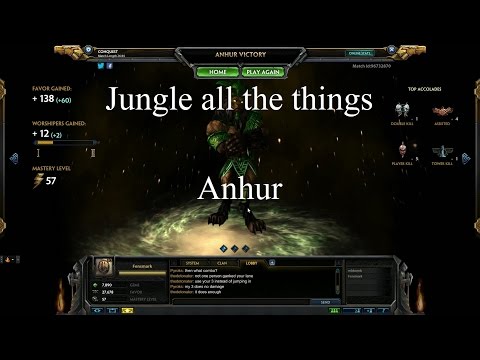 Smite: Jungle all the things part 36 - Anhur