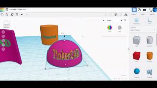 TinkerCAD   Curved Text