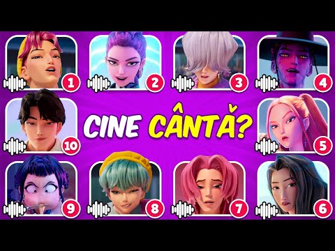 Ghicește Vânătorii de Demoni KPop 2025 după Cântec și Voce 🎙️🎵🔥 Huntrix, Băieții Saja, Soda Pop