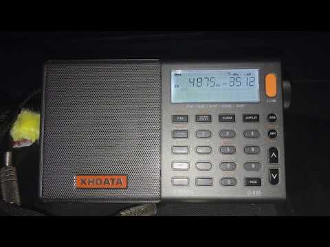 XHDATA D-808 vs Eton Satellit: Radio Difusora Roraima 4875 kHz, Boa Vista, copied in Oxford UK