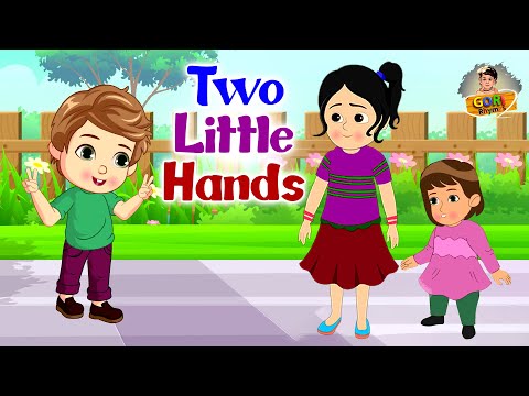 Two Little Hands To Clap Clap Clap Rhyme | Nursery Rhymes & English Kids Songs | Gori Rhymes