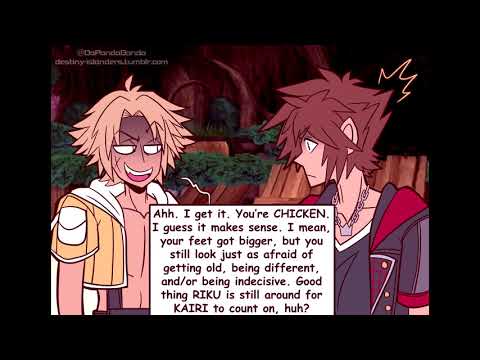 Kingdom Hearts 3 Comic Dub Sora VS Tidus