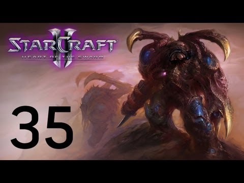 Starcraft 2 Heart of the Swarm Part 35 - Evolution Mission (Swarm Host)