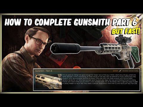 MODIFY A RSASS FOR THE MECHANIC - GUNSMITH PART 6 GUIDE - EFT ESCAPE FROM TARKOV - 12.11